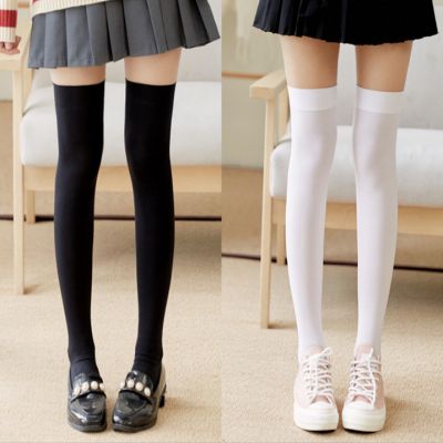 Ladies Top Stay Up Thigh High Over the Knee Socks Extra Long Cotton Stockings US